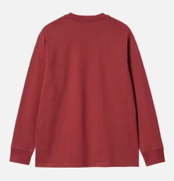 American Tee Ls Tuscany Red