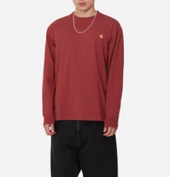 American Tee Ls Tuscany Red