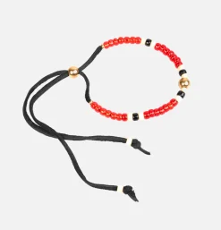 Bracelet 5mm Red X Black