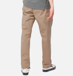 Calder Pant Twill Leather