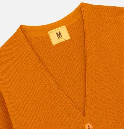 Cardigan Youri Merino Ocre