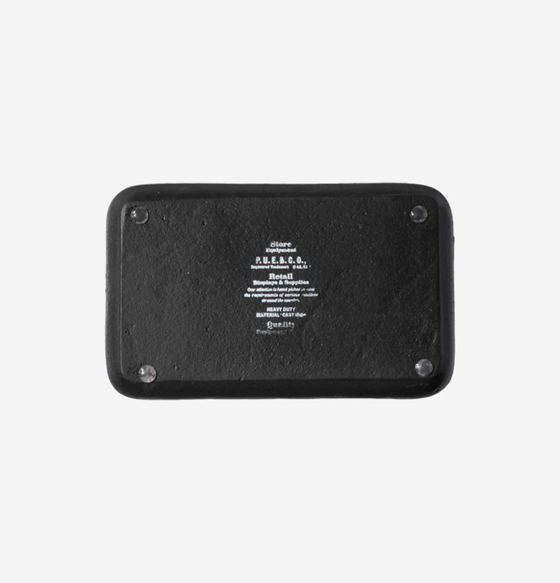 Cast Iron Tray Black