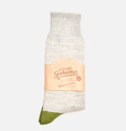 Chaussettes Embroidery Vert