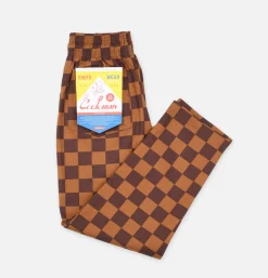 Chef Pant Checker Brown