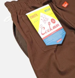 Chef Pant Herringbone Chocolat