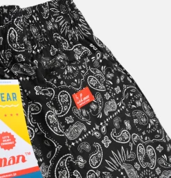 Chef Short Paisley Black