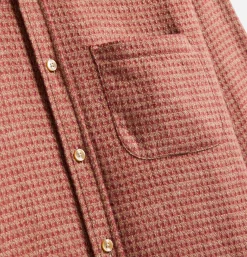 Chemise Abstract Pied De Poule Clay