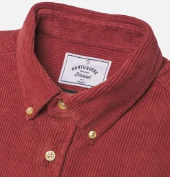 Chemise Lobo Cord Bordeaux