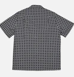 Chemise Tile White Navy
