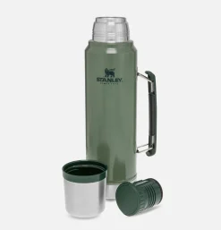 Classic Legendary Bottle 1L Hammertone green
