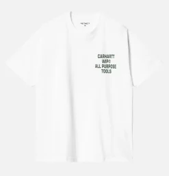 Cross Screw Tee White