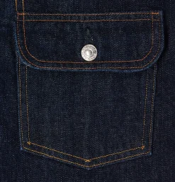 Denim Jacket 14oz Kurabo Red