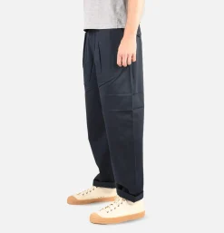Double Pleat Pant Navy