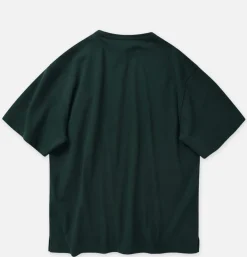 Double Rib Oversized Tee Green