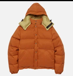 Down Sweater Jacket Rust