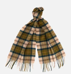 Echarpe Lambswool Tartan Green