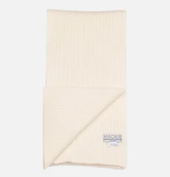 Geelongora Ribbed Scarf Ecru