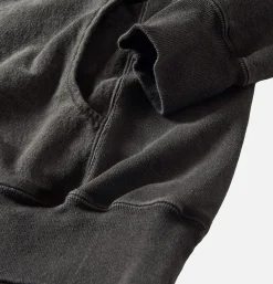 Heavy Po Hood Sweat Black