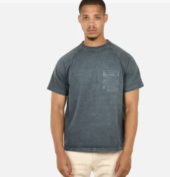 Heavy Raglan Pocket Tee Slate
