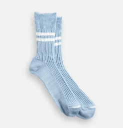 Hemp Organic Cotton Stripe Bleu