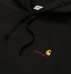 Hooded American Script Black