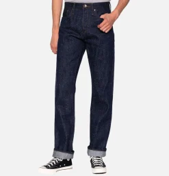 Jeans 343 Straight18oz Neppy Indigo