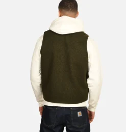 Mackinaw Wool Vest Forest Green