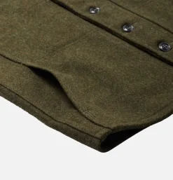 Mackinaw Wool Vest Forest Green