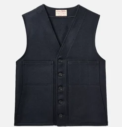 Mackinaw Wool Vest Navy