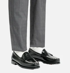 Mocassin Weejun Weave Black & White