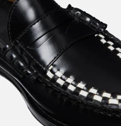 Mocassin Weejun Weave Black & White