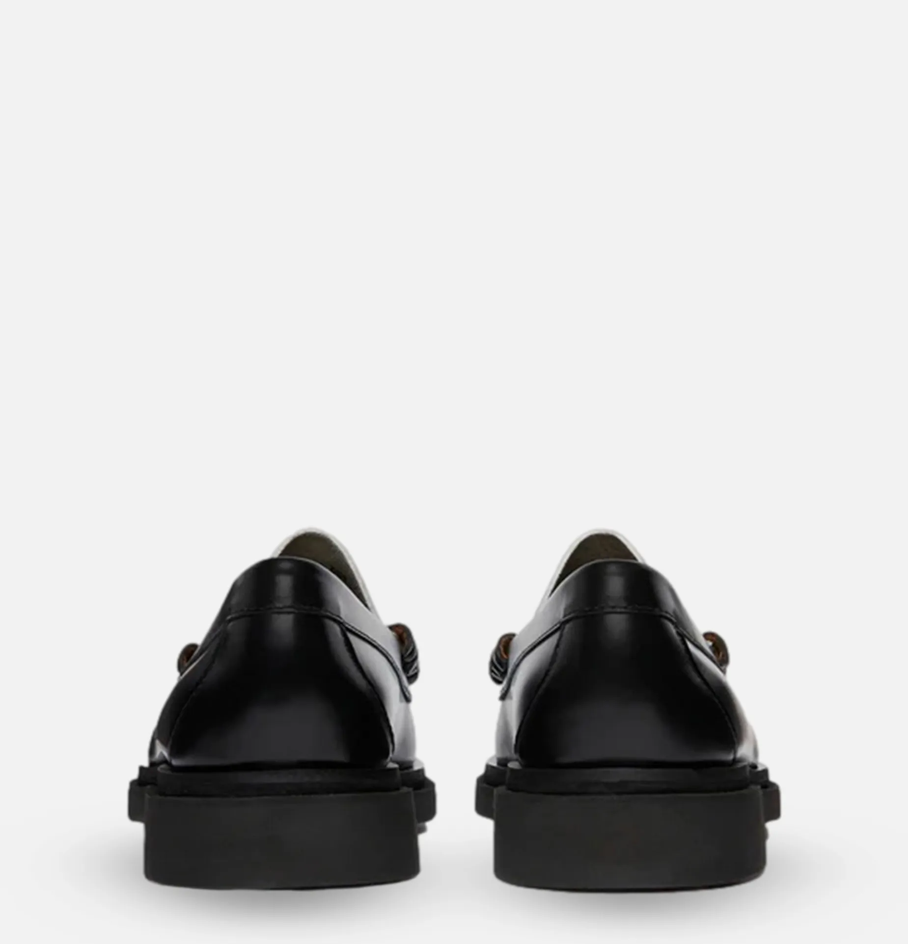 Moccassin Weejun Step Larson Black White