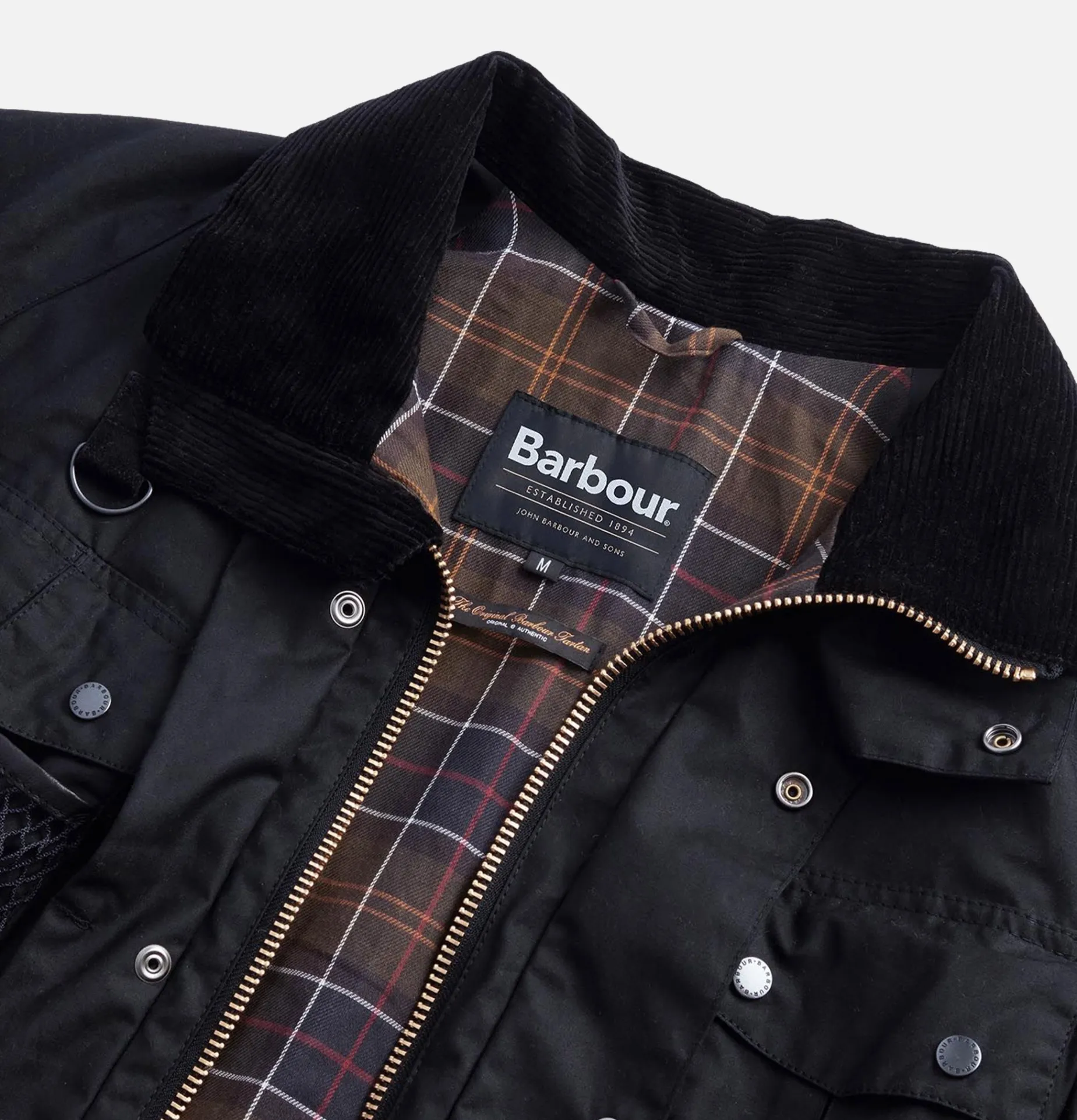 Modified Dryfly Wax Jacket Noir