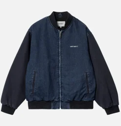 Paxon Bomber Navy Stone Washed