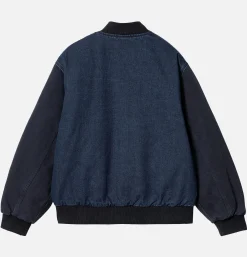 Paxon Bomber Navy Stone Washed