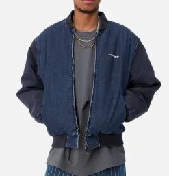 Paxon Bomber Navy Stone Washed