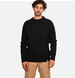 Pull Hudson Aran Navy