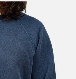 Raglan Crew Sweat P-navy