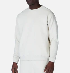 Recycled Cotton Sweat Crewneck Grey
