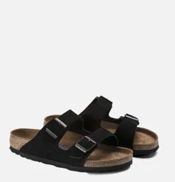 Sandales Femme Arizona Black Suede