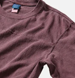 80s Football Tee Bordeaux