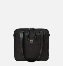 Small Zipper Tote Black