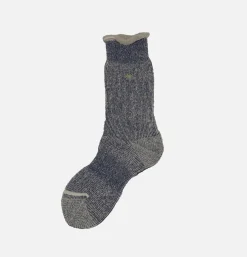 Thick Pile Crew Socks Ink Blue