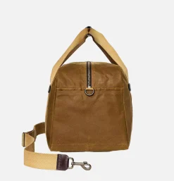 Tin Cloth Medium Duffle Bag Dark Tan