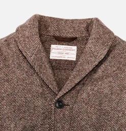 Veste Decatur Island en laine Marron