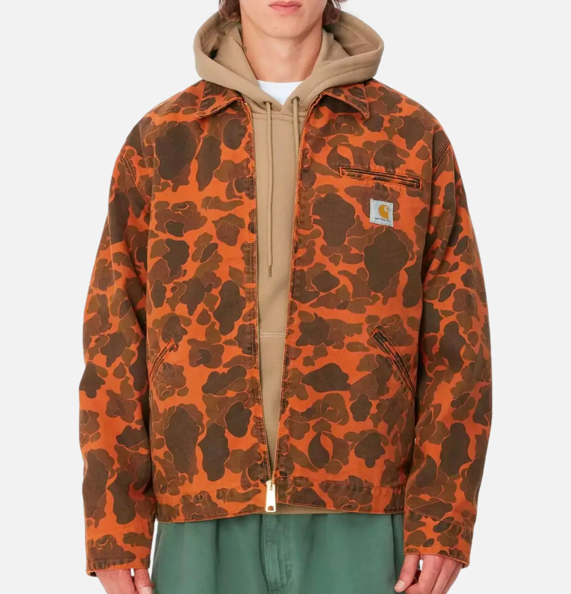Veste Detroit Camo Duck Tumeric