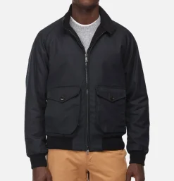 Waxed G9 Af Pocket Dark Navy