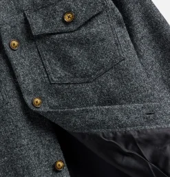 Wool Field Over Shirt Grey
