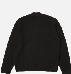 Zip Bomber Wool Black