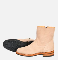 Zip Boots Dark Sand